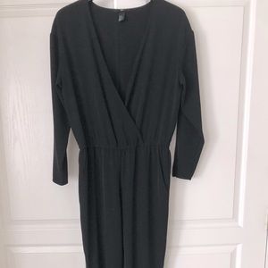 H&M black jumpsuit Size 10